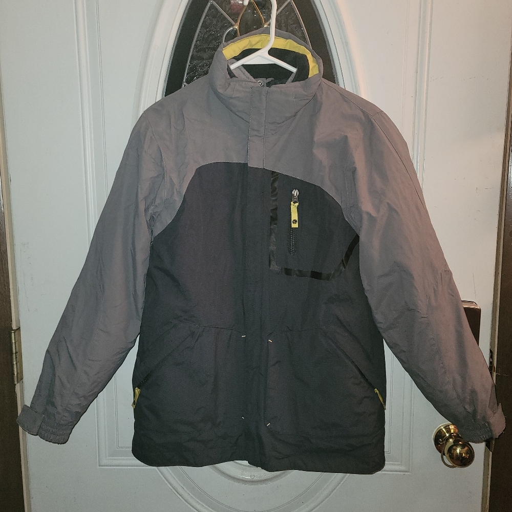 Youth LG Gander Mountain 3 -1 ski jkt hood missing Guide Series Like New